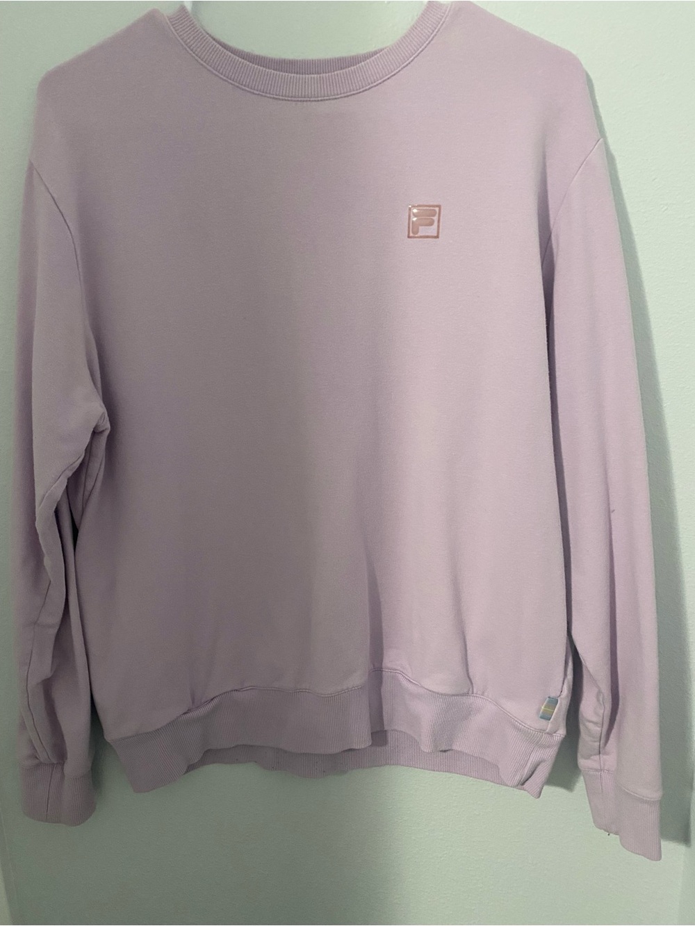 Light Purple Fila Sweater